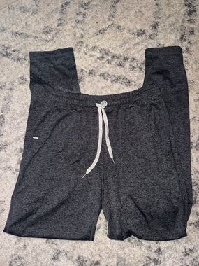 Vuori Charcoal Heather Jogger Pants with Drawstring